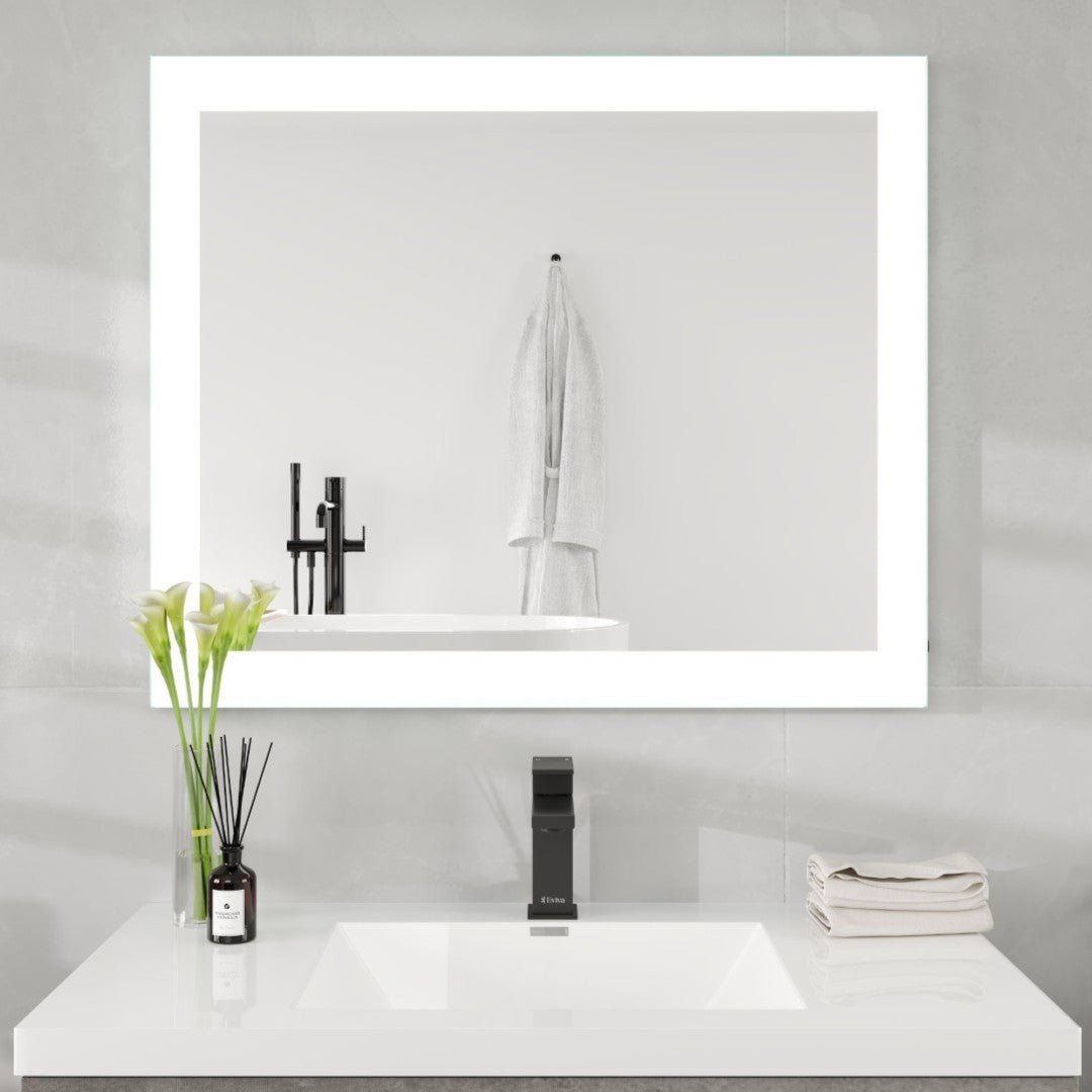 Eviva Frame 35" x 24" Rectangular Frameless Mirror