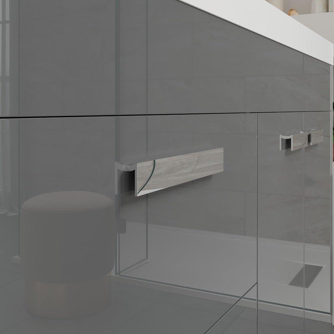 Lugano 60 in. Gray Double Sink Bath Vanity with Acrylic Top and Integrated Sinks - Bathroom Vanity by Eviva