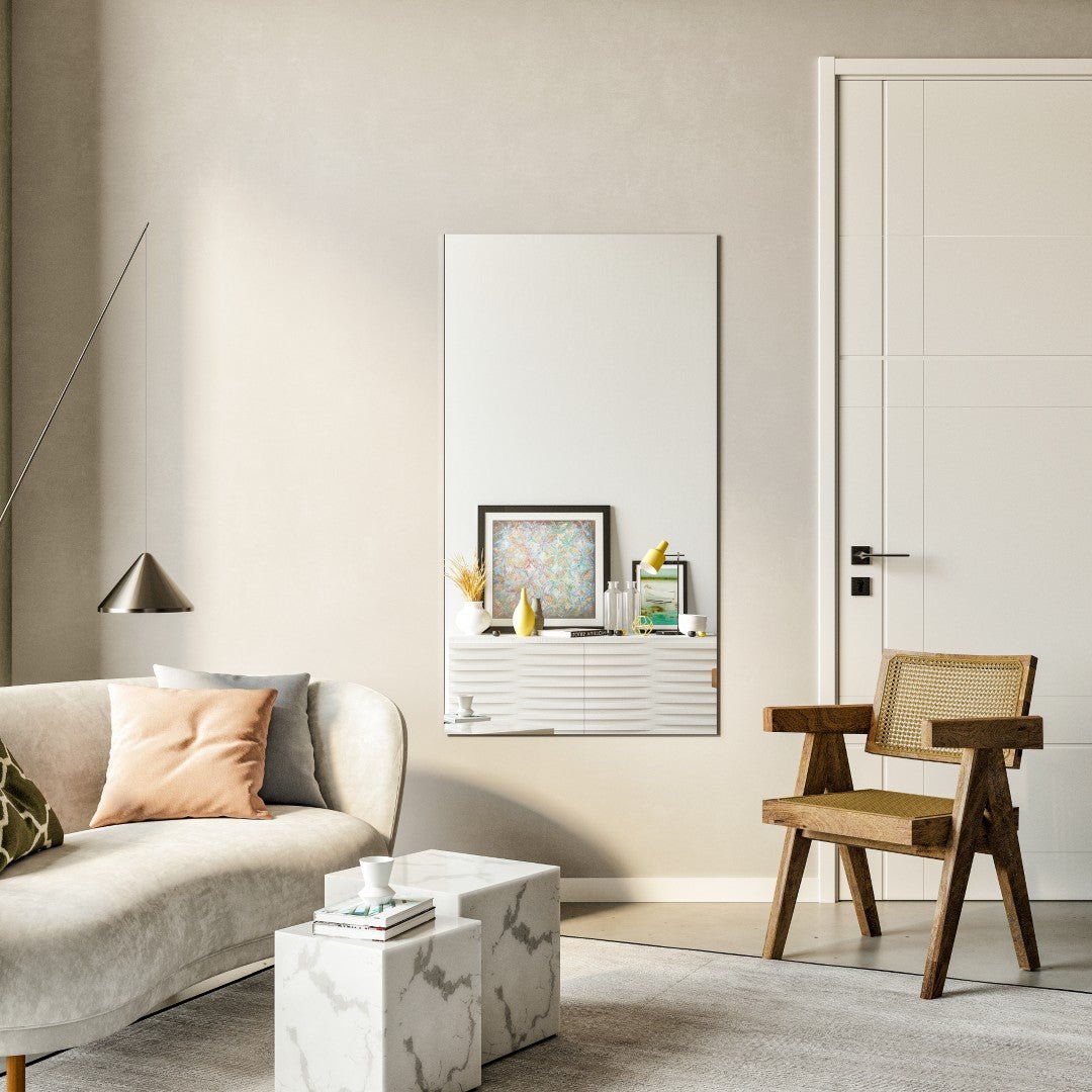Eviva Sleek 55" x 30" Rectangular Frameless Mirror - Mirror by Eviva