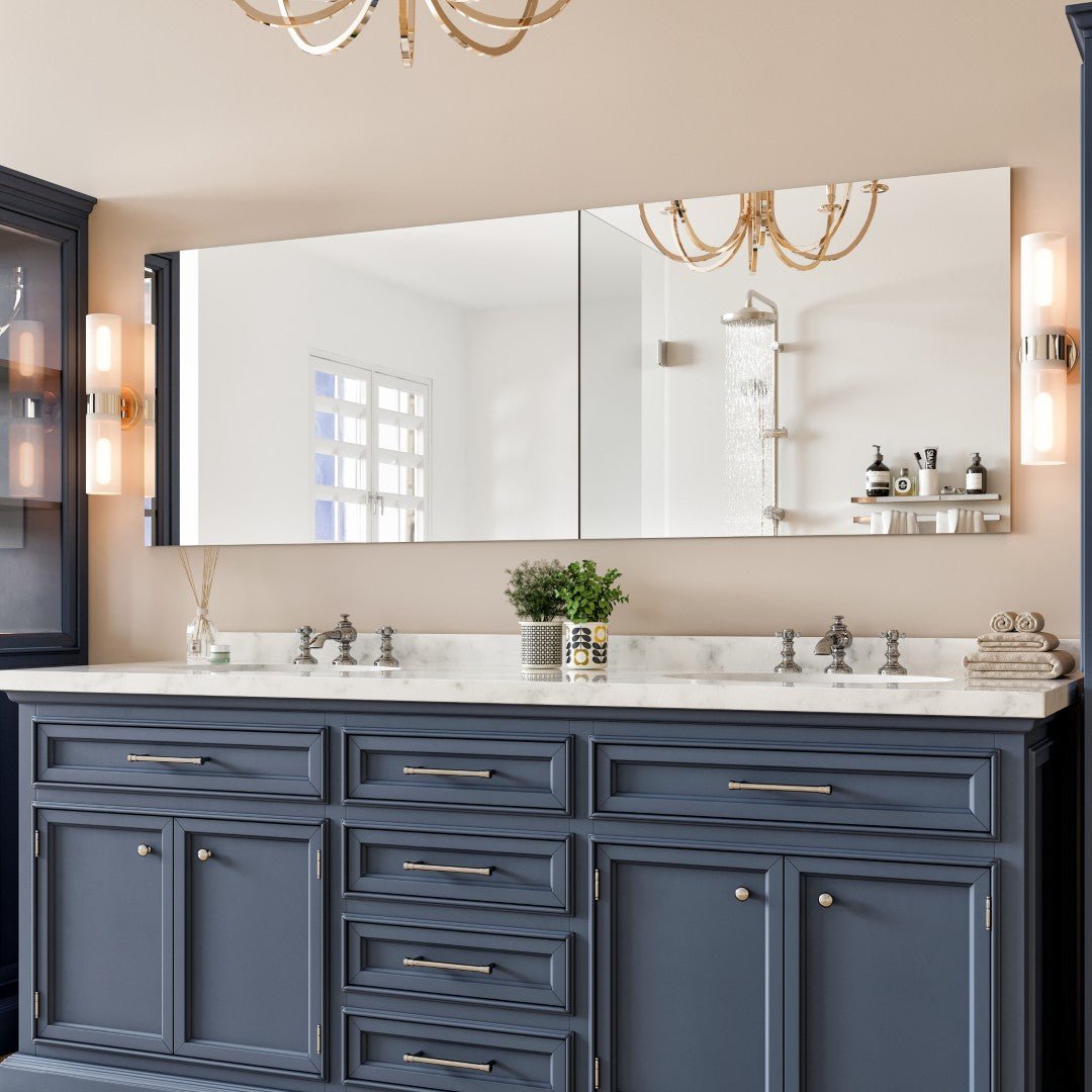 Eviva Sleek 72" x 30" Rectangular Frameless Mirror - Mirror by Eviva