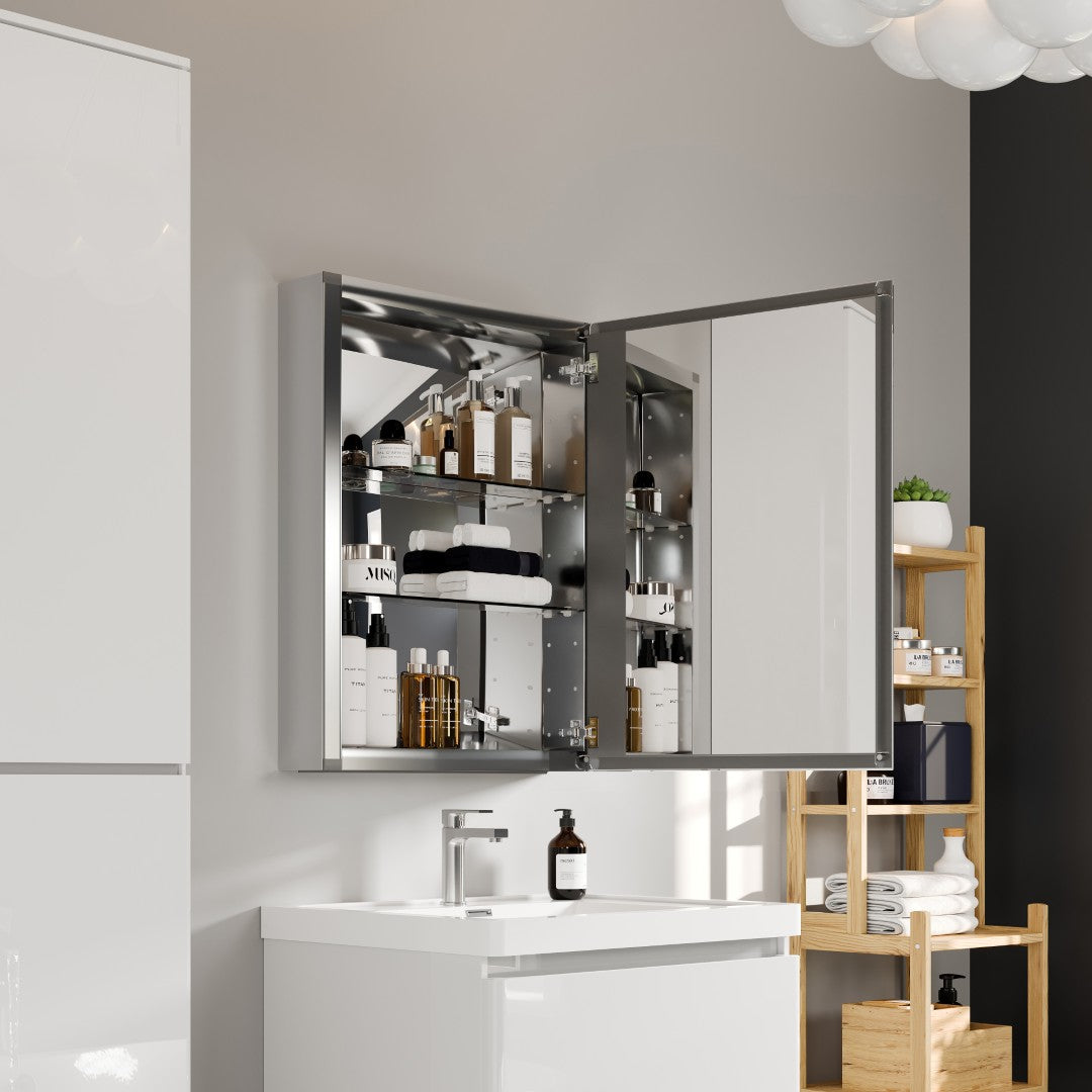 Eviva Lazy Glass Medicine Cabinet