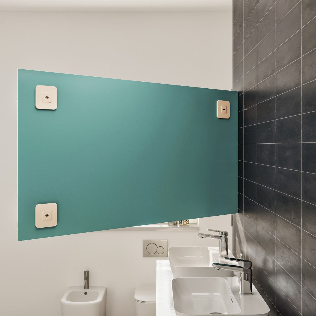 Eviva Sleek 48" x 30" Rectangular Frameless Mirror