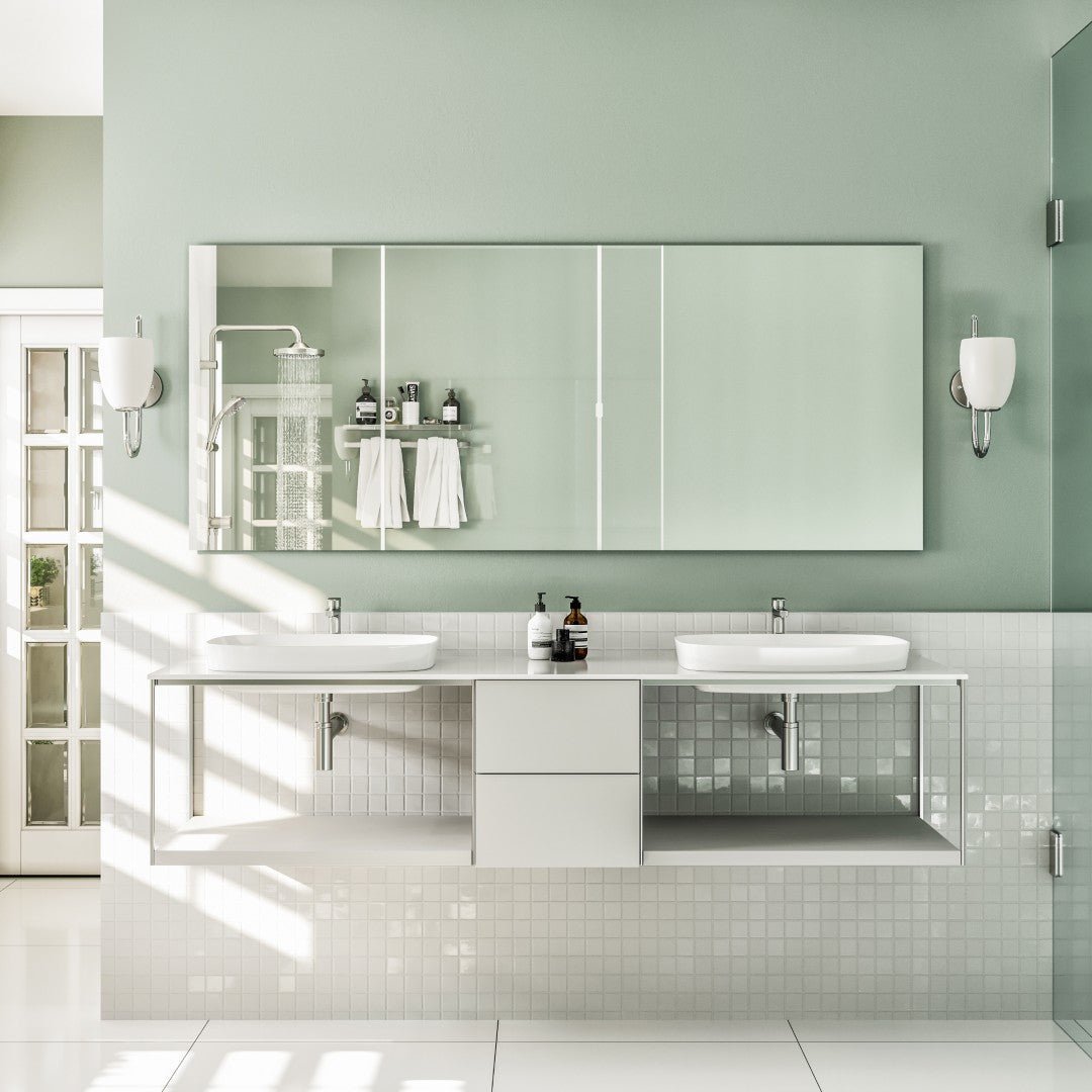 Eviva Sleek 60" x 30" Rectangular Frameless Mirror - Mirror by Eviva