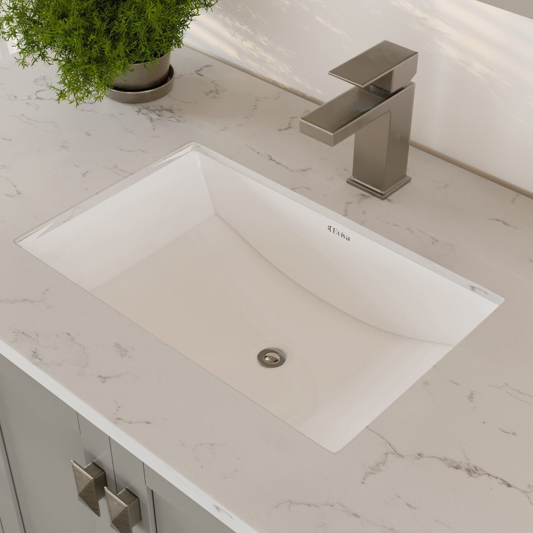 London 42 in. Gray Single Sink Bath Vanity with Carrara Quartz Top and Undermount Porcelain Sink - Bathroom Vanity by Eviva