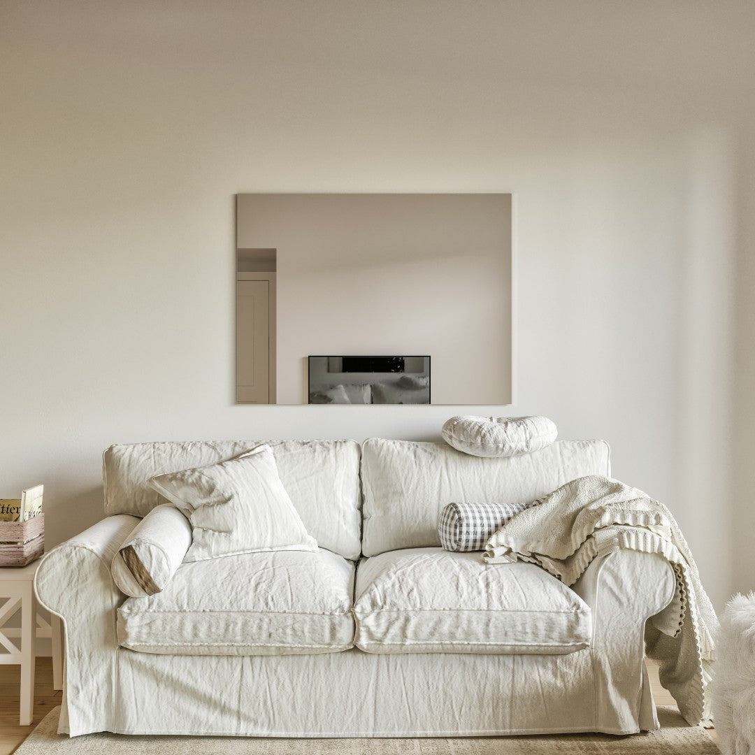 Eviva Sleek 39" x 30" Rectangular Frameless Mirror