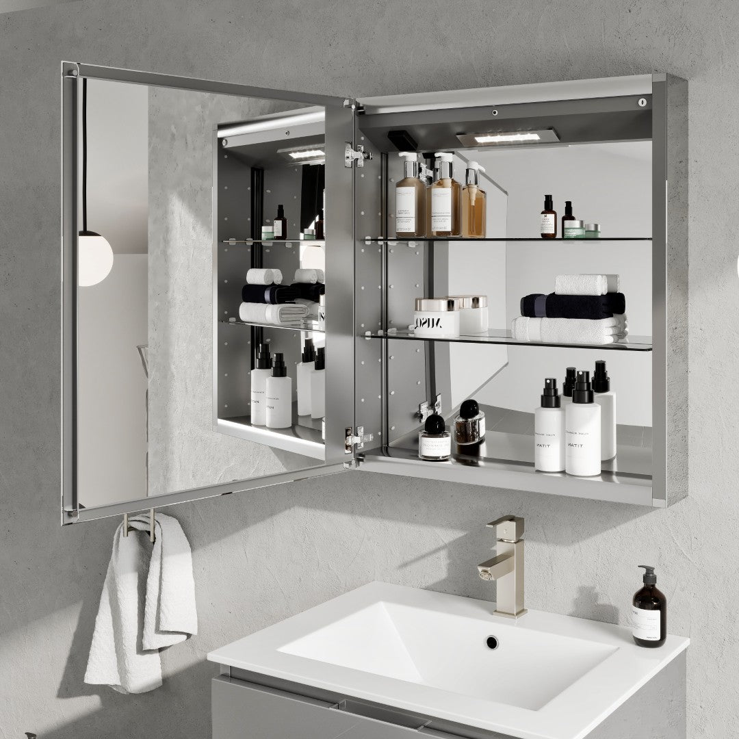 Eviva Lazy Glass Medicine Cabinet