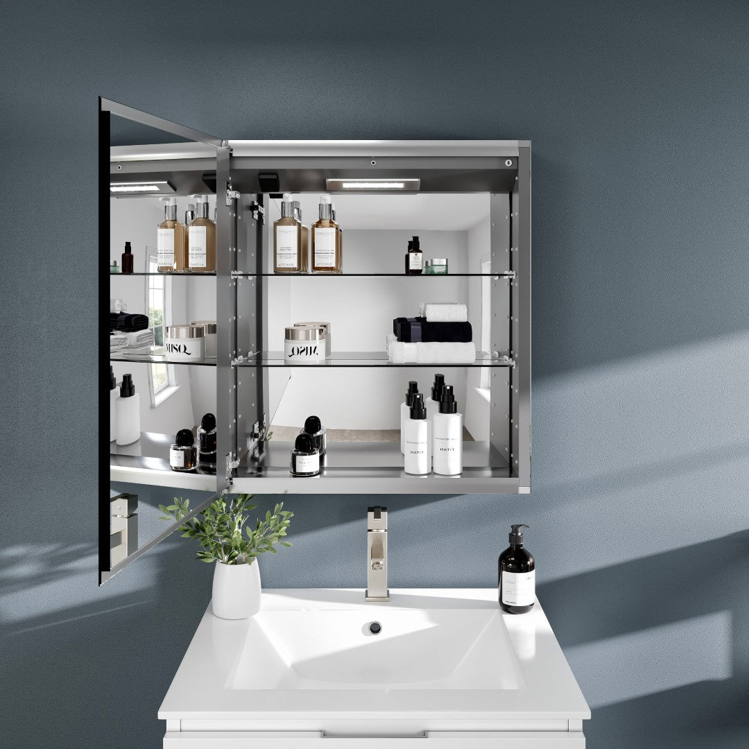 Eviva Lazy Glass Medicine Cabinet