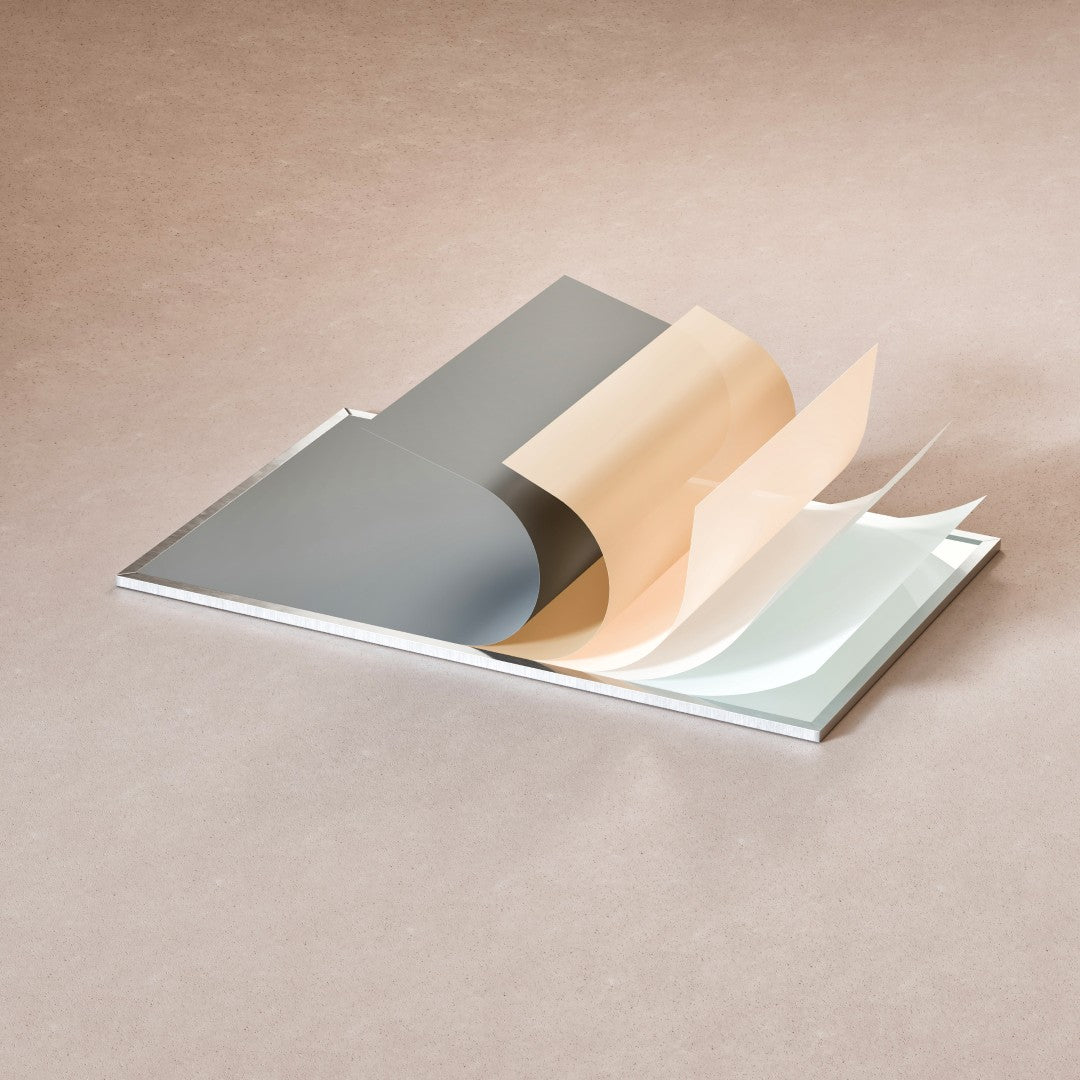 Eviva Vista 48" x 30" Rectangular Brushed Nickel Metal Framed Mirror