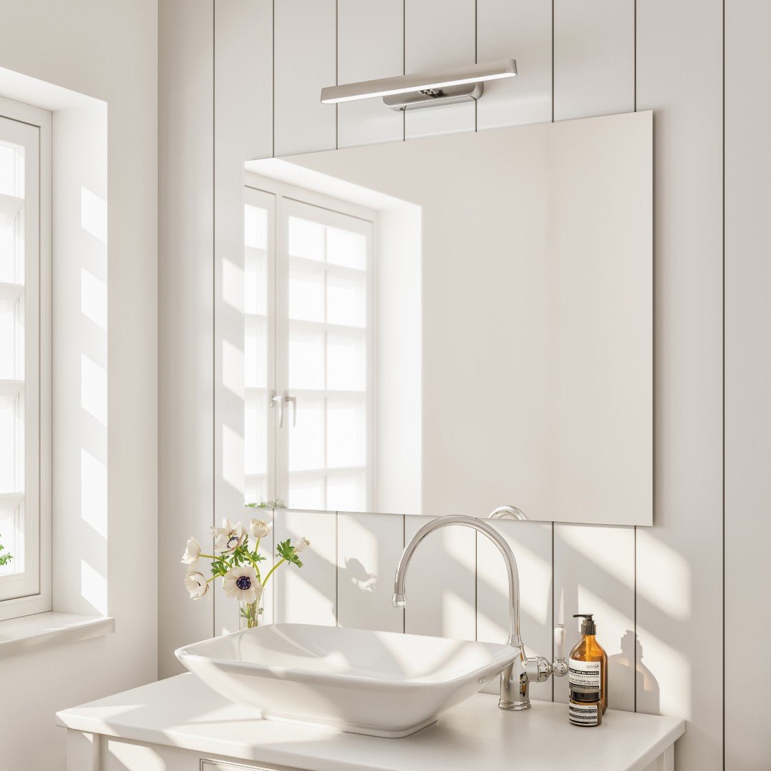 Eviva Sleek 36" x 30" Rectangular Frameless Mirror - Mirror by Eviva