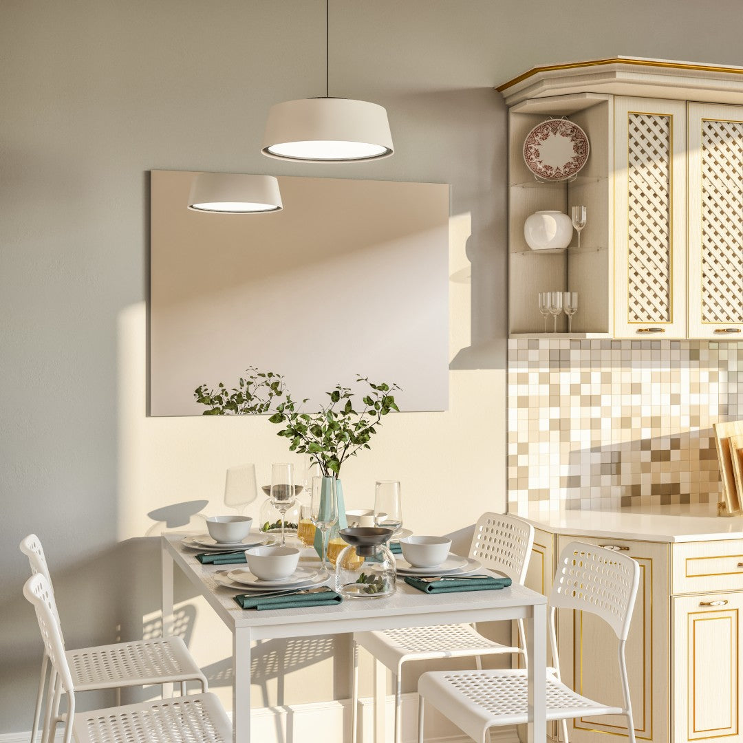 Eviva Sleek 39" x 30" Rectangular Frameless Mirror