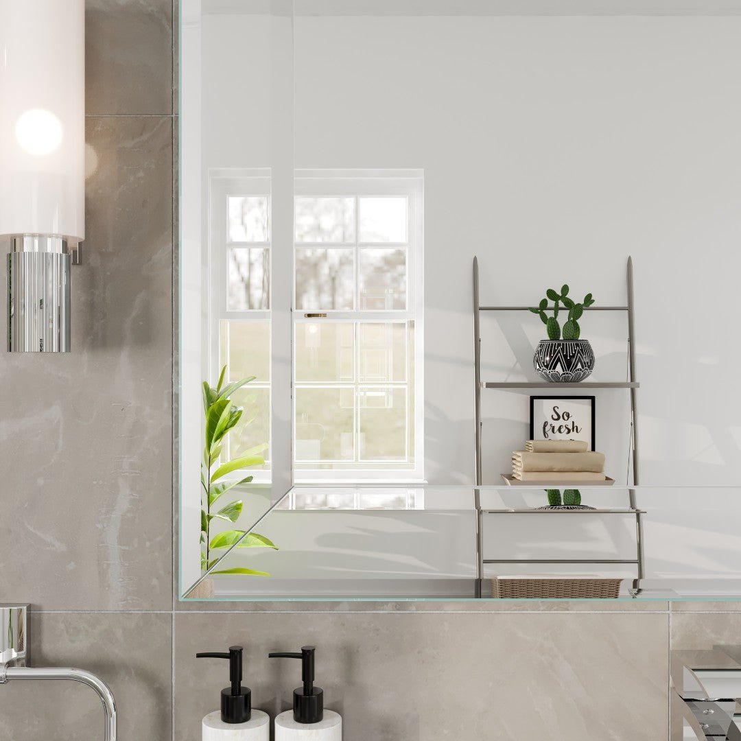 Eviva Mona 31" x 24" Rectangular Frameless Mirror - Mirror by Eviva