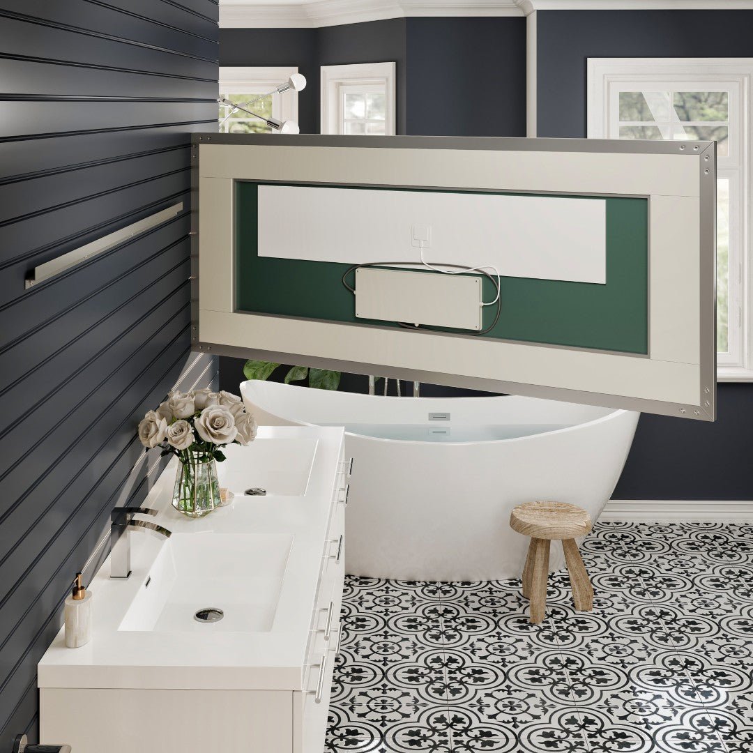 Eviva Lite 72" x 30" Rectangular Frameless Mirror - Mirror by Eviva