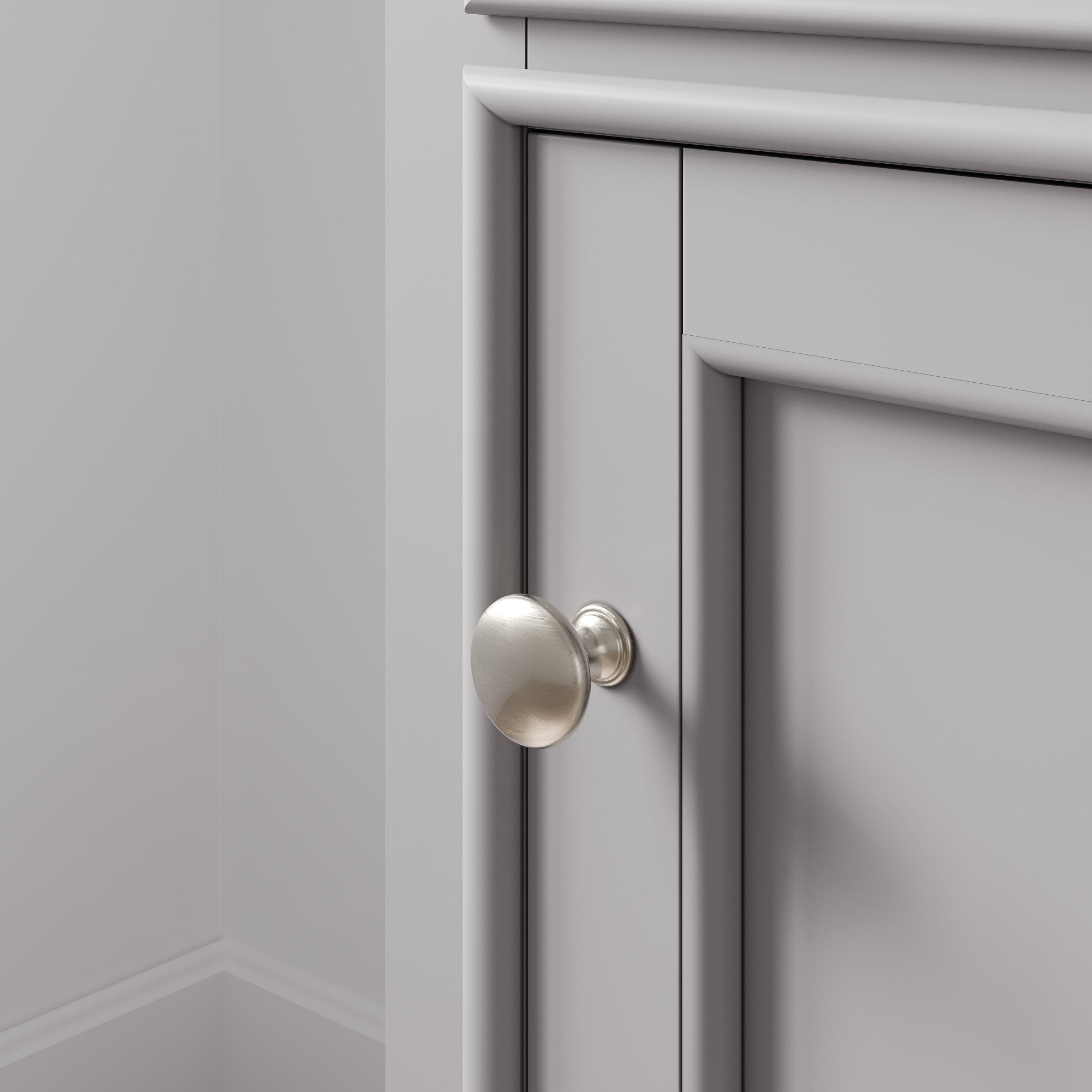 Elite Stamford 24 in. Gray Single Sink Bath Vanity with Carrara Quartz Top and Undermount Porcelain Sink