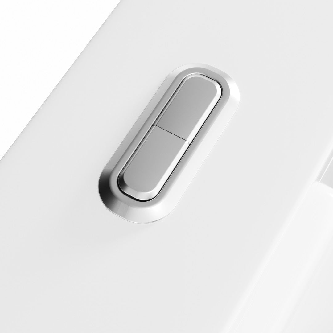 Denali 12 inch Floor Mounted 1-piece 1.28 GPF Dual Flush Elongated Toilet in White Seat Included