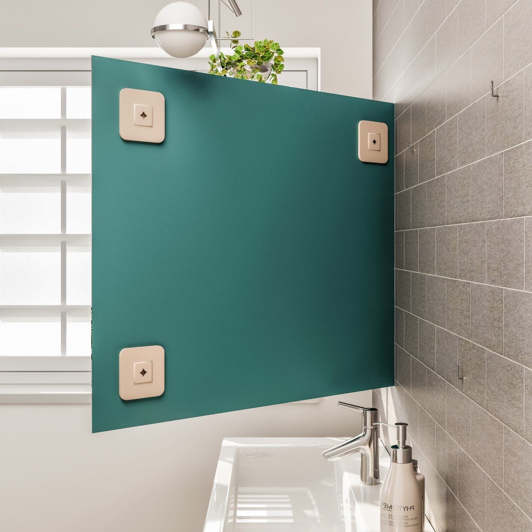Eviva Sleek 30" x 30" Square Frameless Mirror - Mirror by Eviva