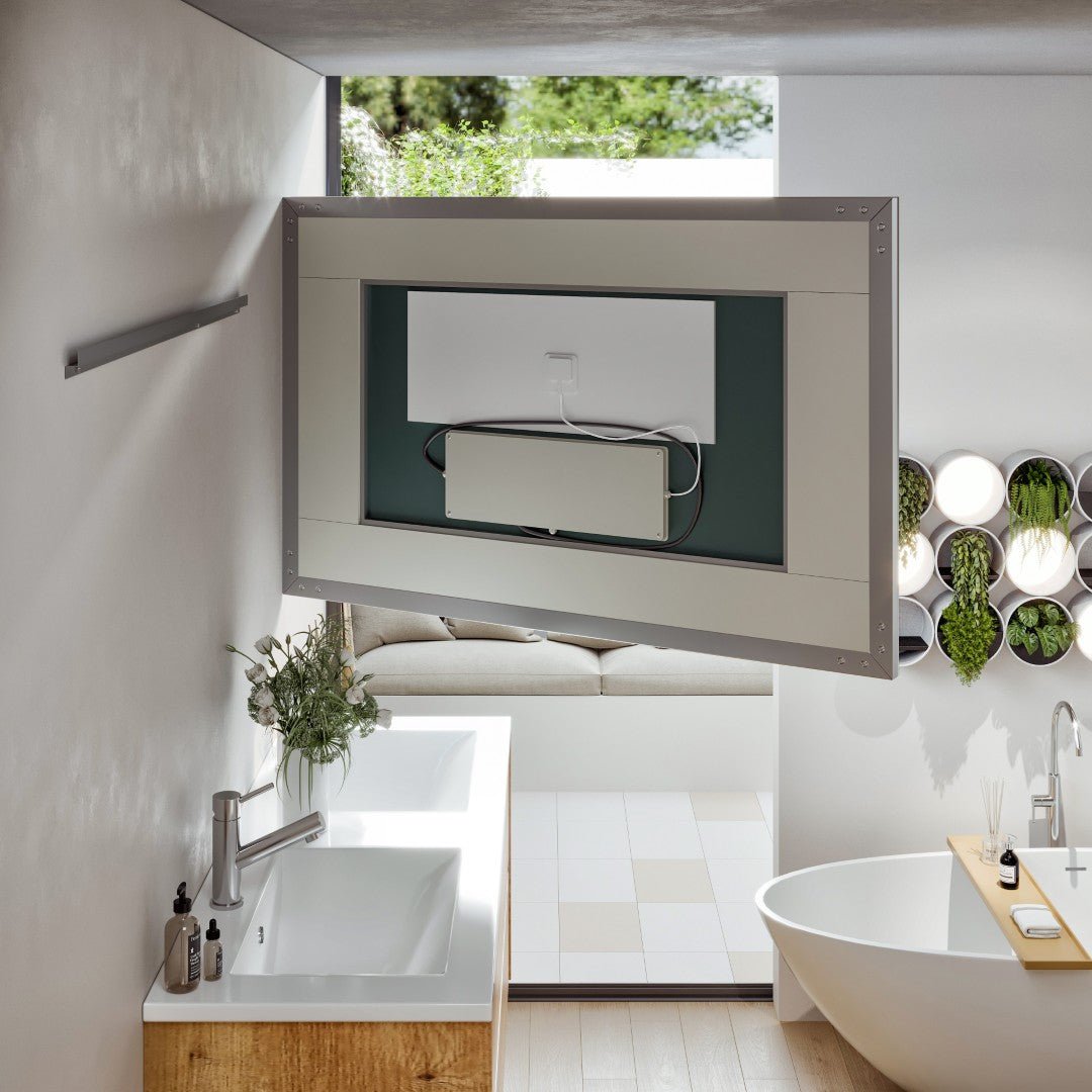 Eviva Lite 48" x 30" Rectangular Frameless Mirror - Mirror by Eviva