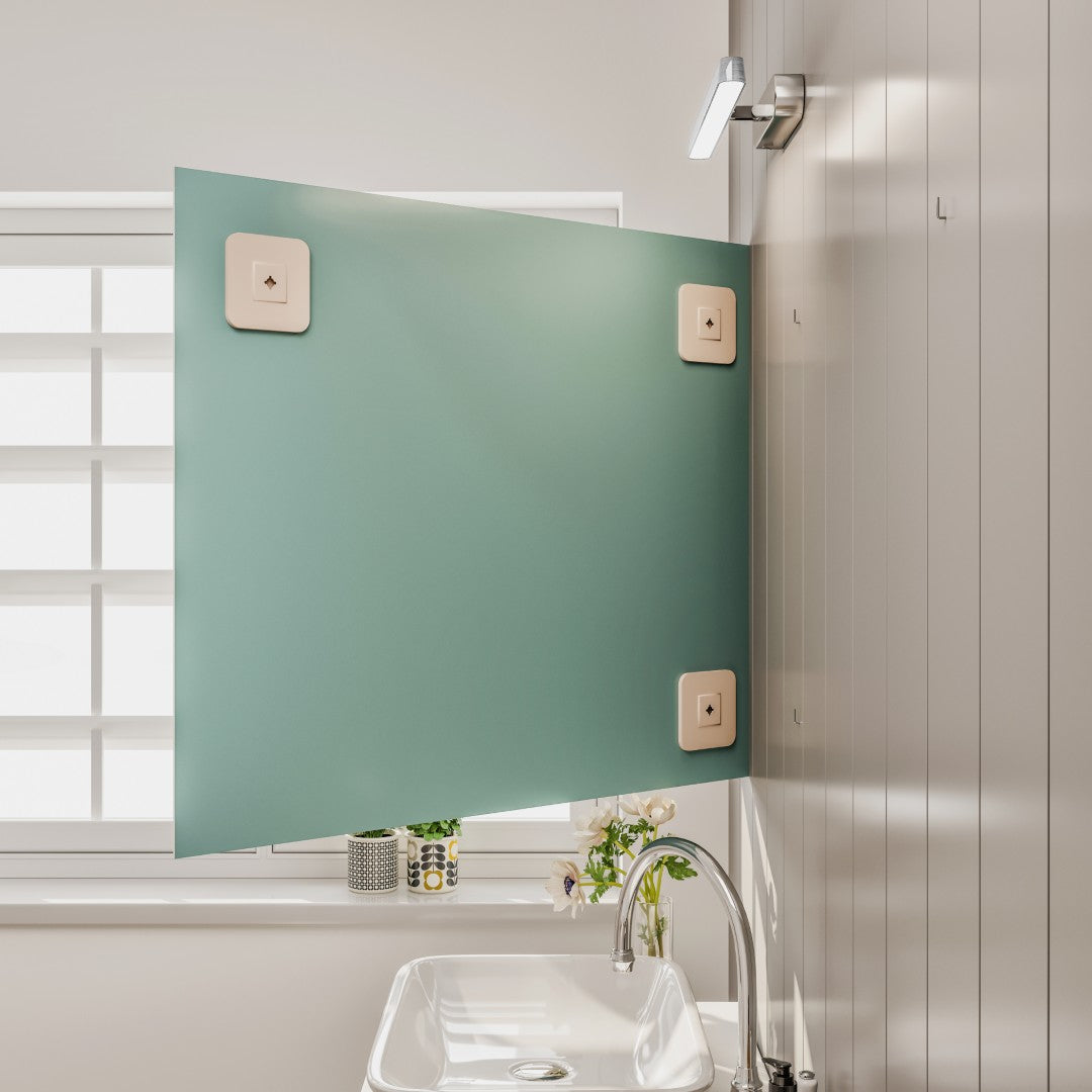 Eviva Sleek 36" x 30" Rectangular Frameless Mirror