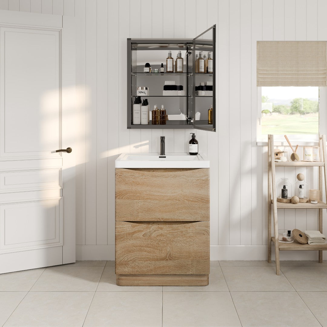 Eviva Lazy Glass Medicine Cabinet