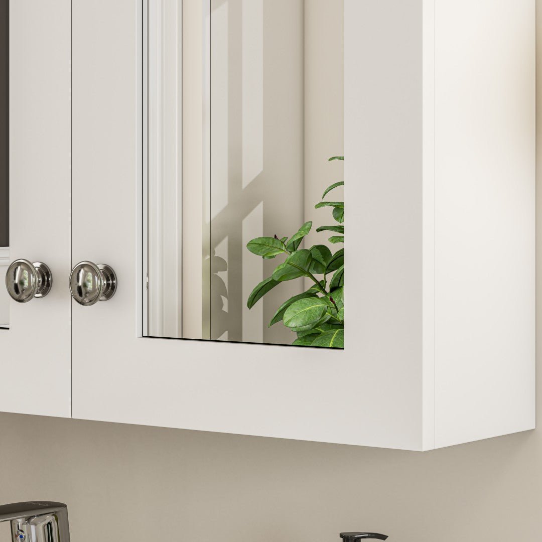 Eviva Tux 24" White Wall Mount Medicine Cabinet - by Eviva