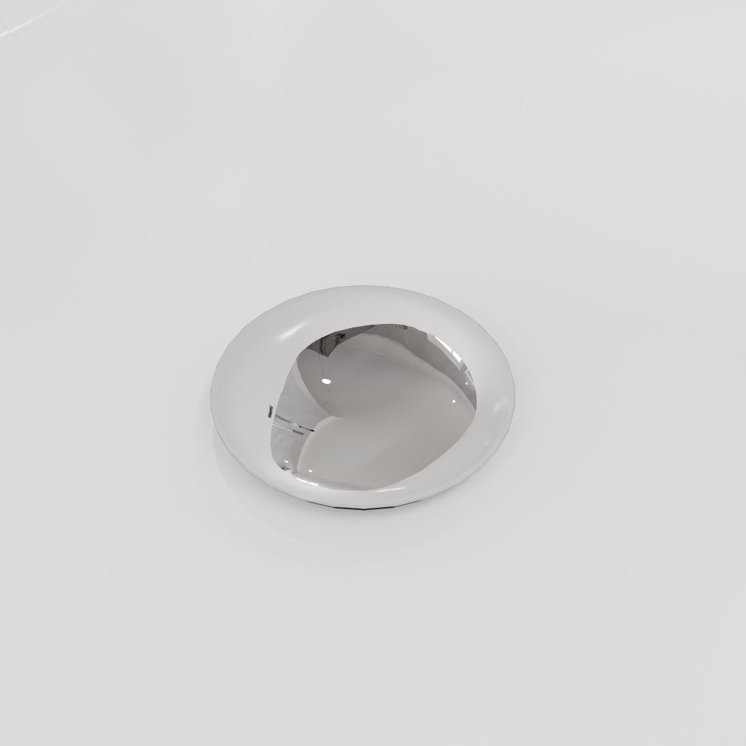 Eviva Aura 55" Glossy White Acrylic Oval Freestanding Bathtub - Bathtub by Eviva