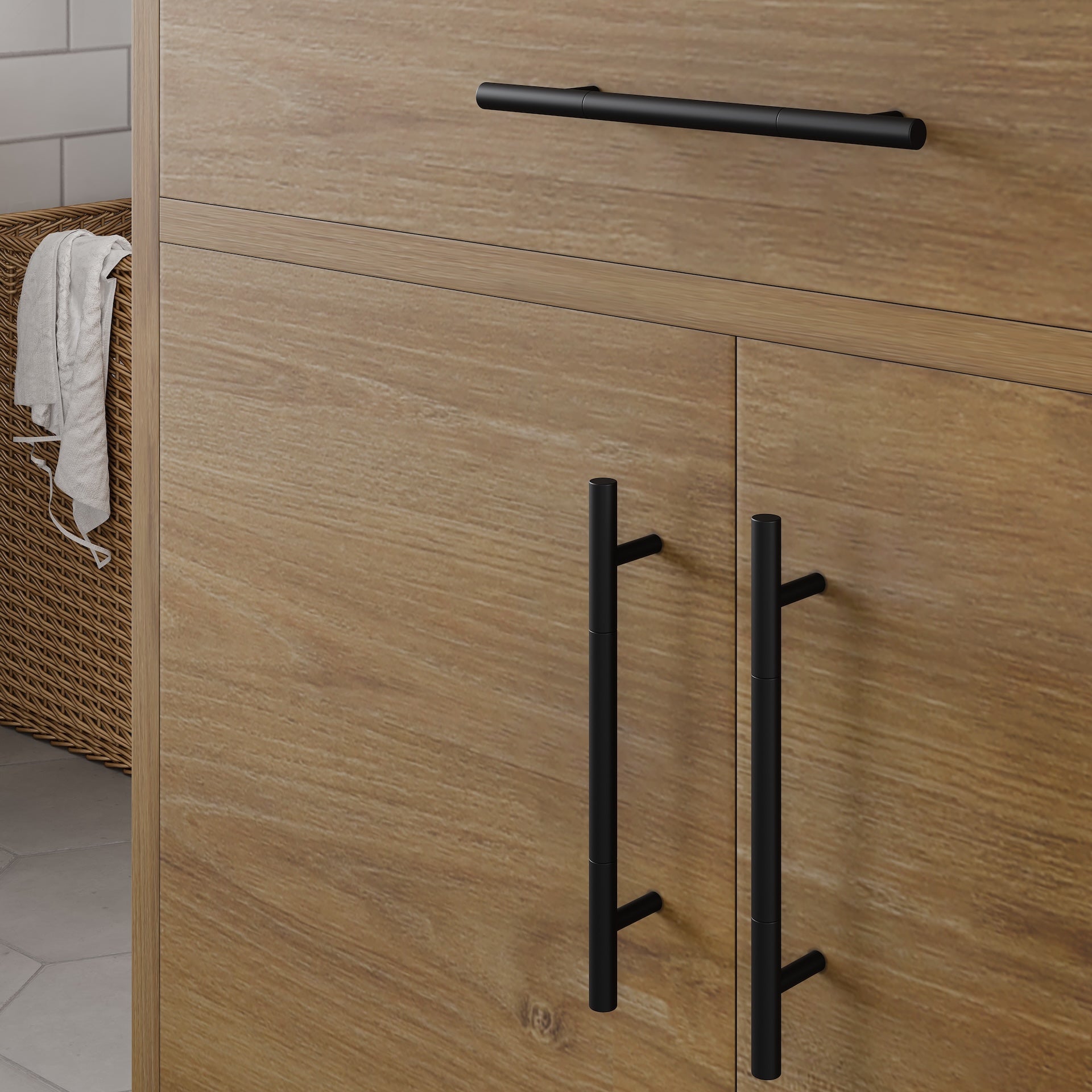 Graham 30 in. Oak Single Sink Bath Vanity with Arabescato Engineered Stone Top and Undermount Porcelain Sink - Bathroom Vanity by Eviva