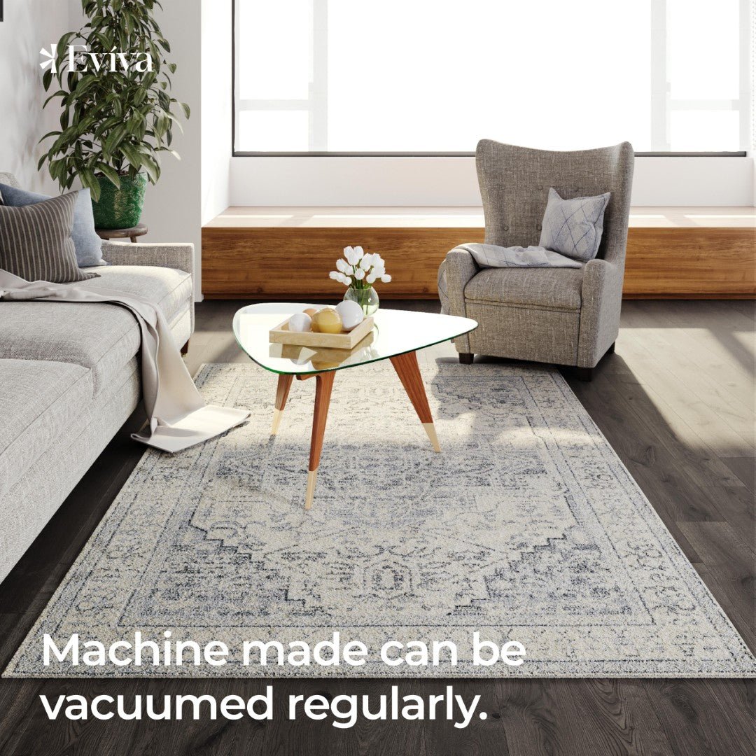 Eviva Venus 5' x 7' Geometric Gray Rug - Rug by Eviva