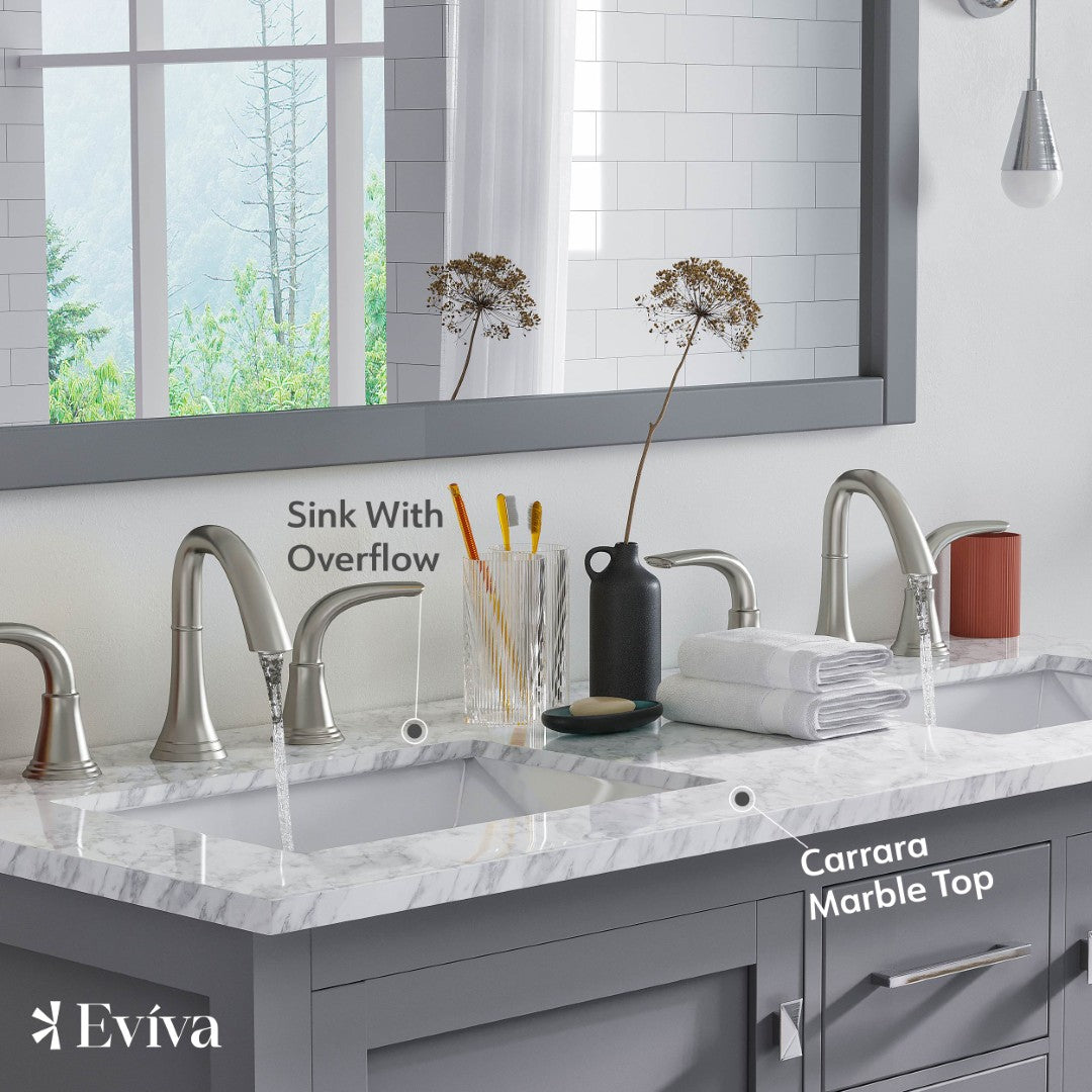 Eviva Aberdeen 48 in. Gray Bathroom Vanity