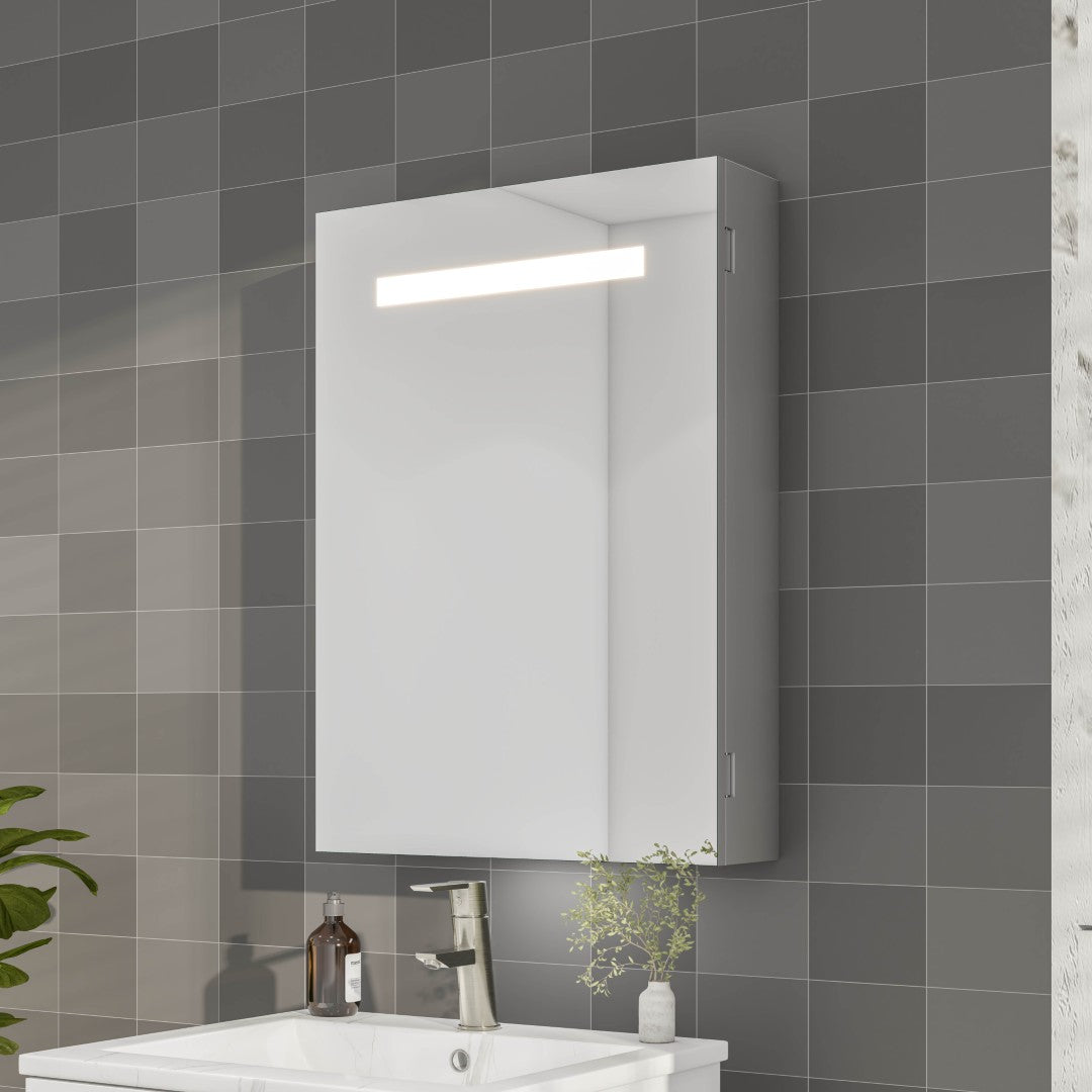 Eviva Lazy Glass/light Medicine Cabinet