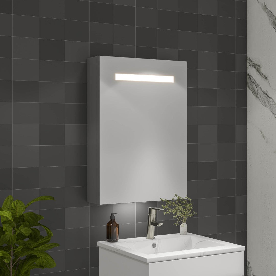 Eviva Lazy Glass/light Medicine Cabinet
