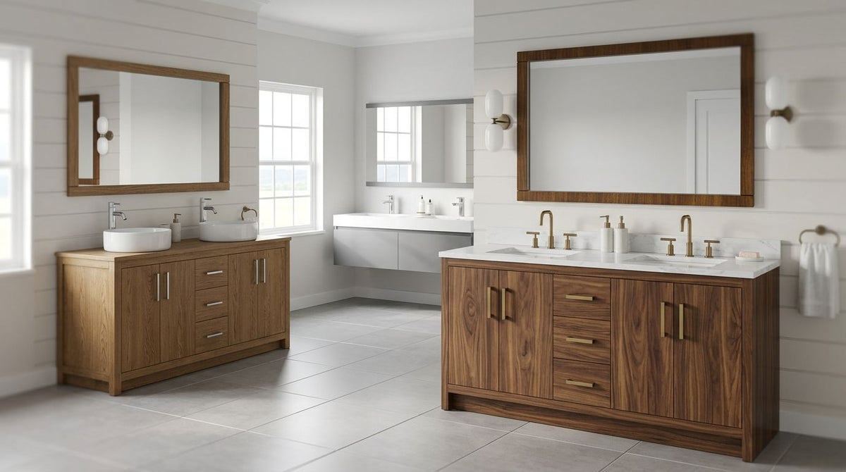 Best double sink vanities in 2026: top picks by size and style - Eviva