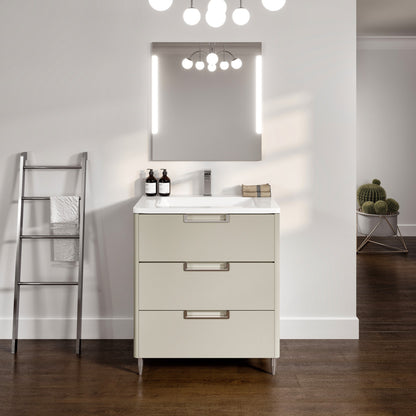 Marbella 40 in. Gray Single Sink Bath Vanity with Acrylic Top and Integrated Sink