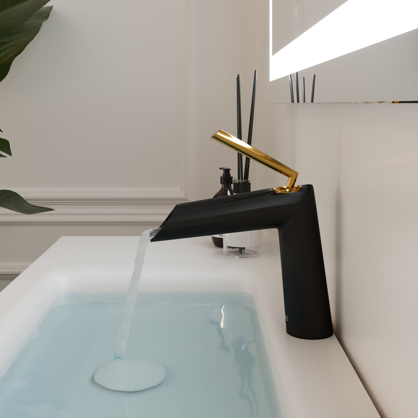 Black Rose Single Handle Faucet