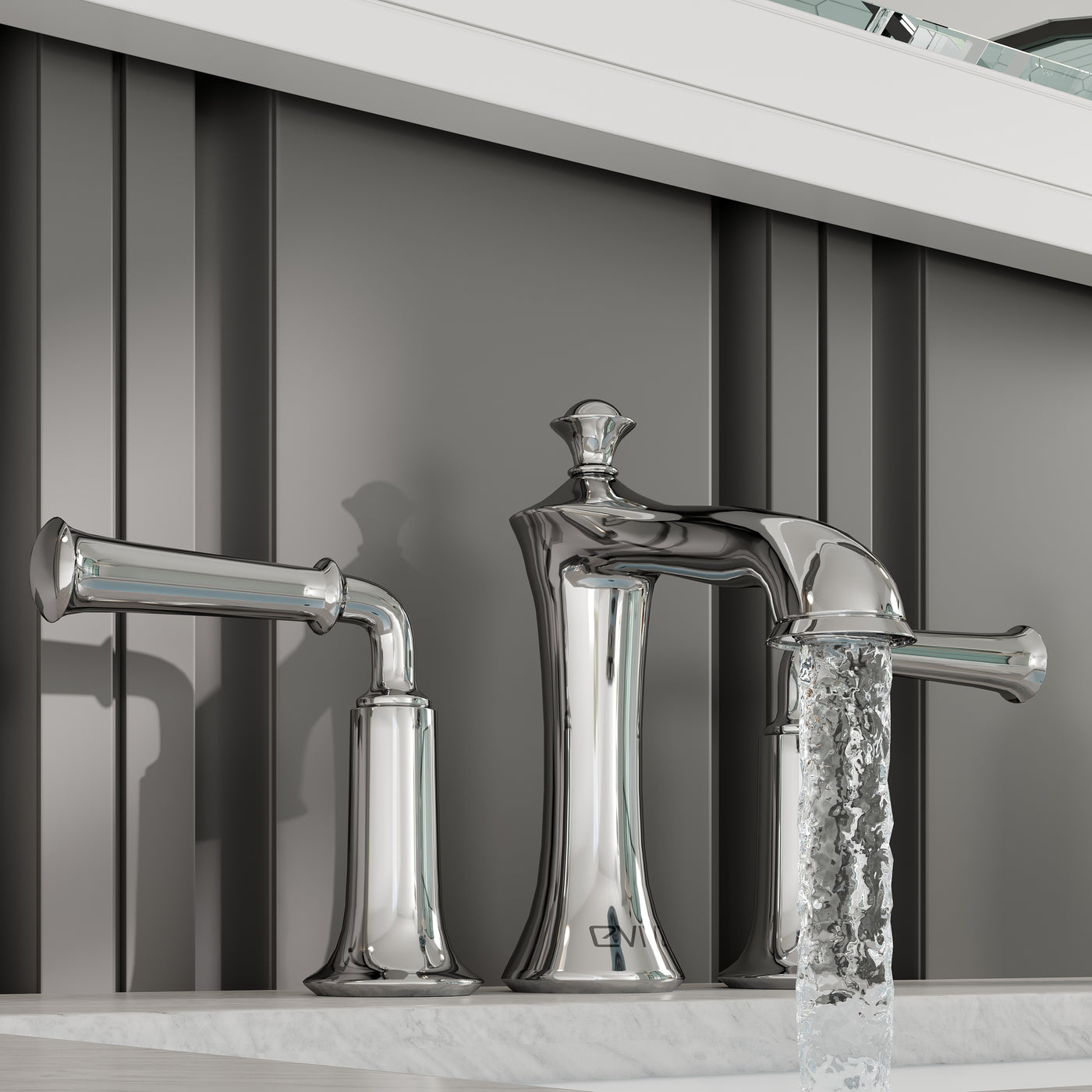 Oceanbreeze Widespread 2-Handle Chrome Faucet