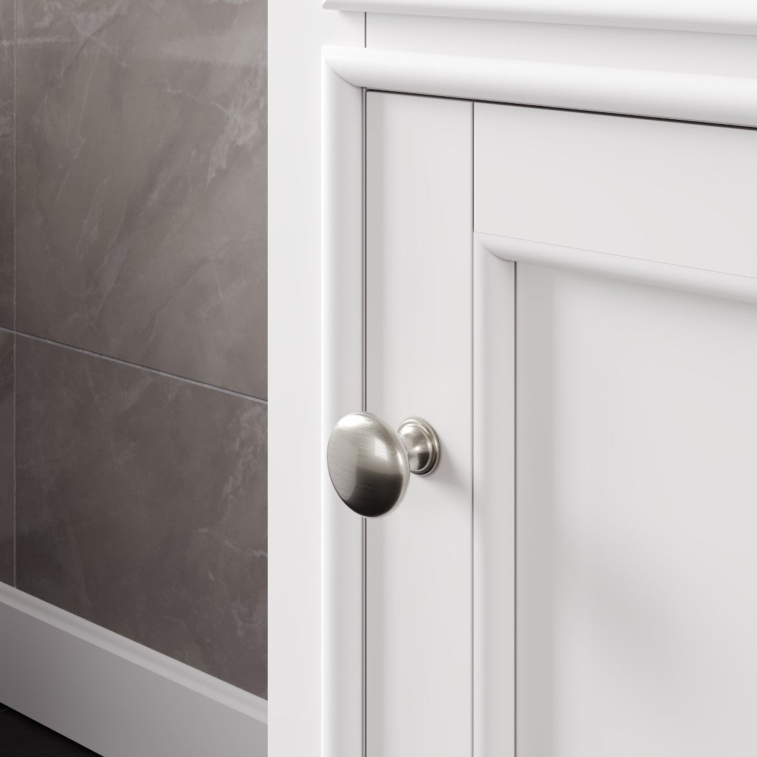 Elite Stamford 24 in. White Single Sink Bath Vanity with Carrara Quartz Top and Undermount Porcelain Sink
