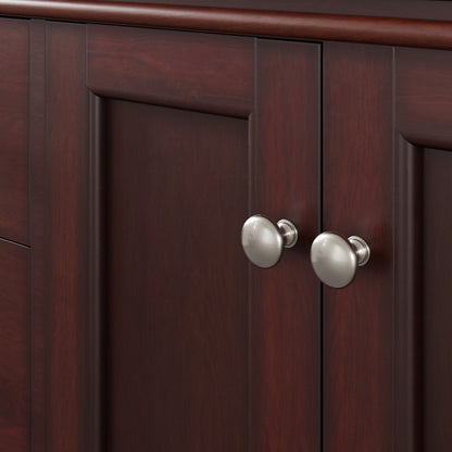 Elite Stamford 42 in. Teak Single Sink Bath Vanity with Carrara Quartz Top and Undermount Porcelain Sink