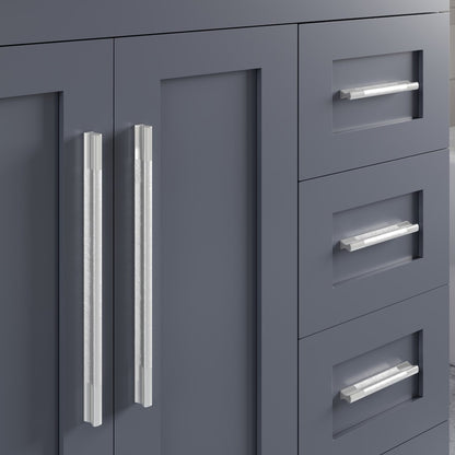 Loon 30 in. Dark Gray Single Sink Bath Vanity with Carrara Quartz Top and Undermount Porcelain Sink