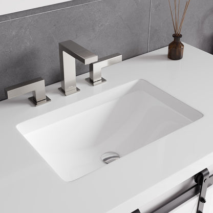 Dallas 42 in. White Single Sink Bath Vanity with Quartz Top and Undermount Porcelain Sink