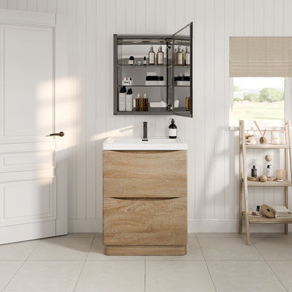 Eviva Lazy  Glass Medicine Cabinet