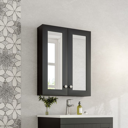 Eviva Tux 24 Inch Espresso Wall Mount Medicine Cabinet