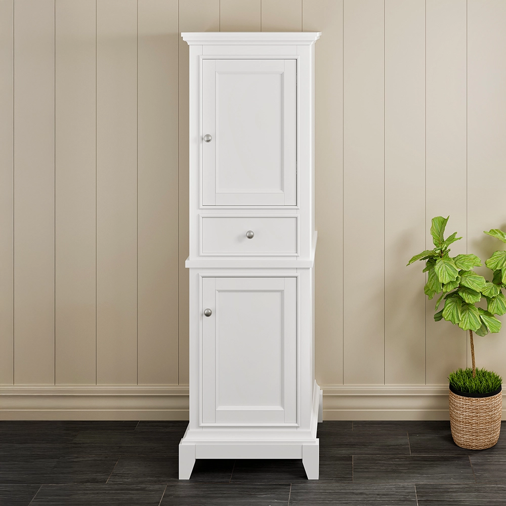 Eviva Elite Stamford Linen Cabinet (White) (24")