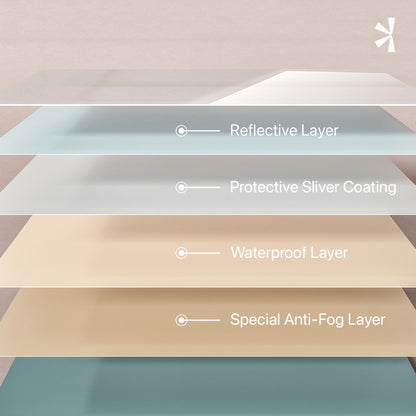 Eviva Sax 24" x 30" Rectangular Rosewood Metal Framed Mirror