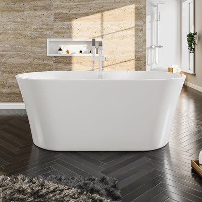 Eviva Emely Acrylic Tub 60″ Free Standing High-end Bathtub