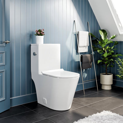 Eviva Lassen One Piece Toilet in White