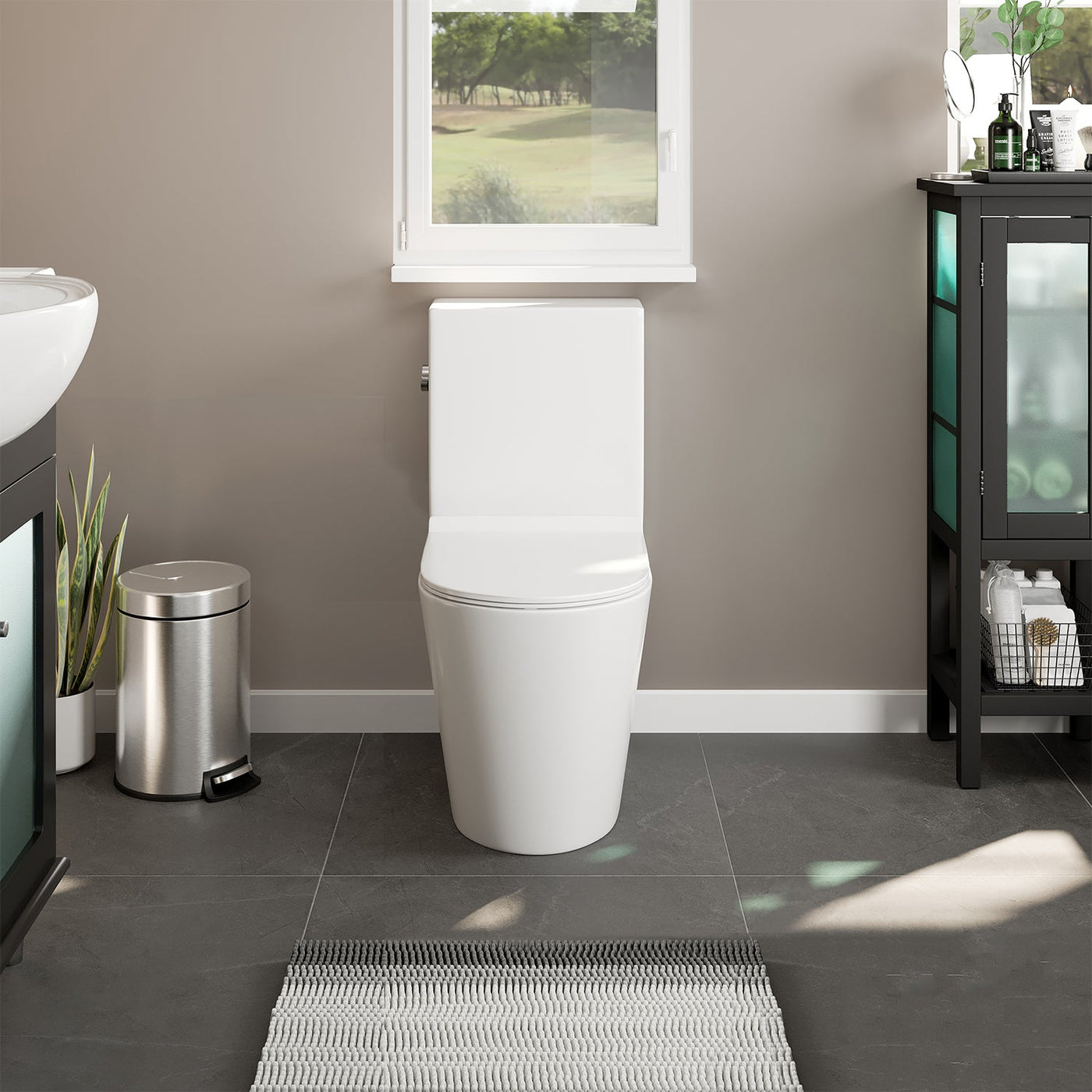 Eviva Lassen One Piece Toilet in White