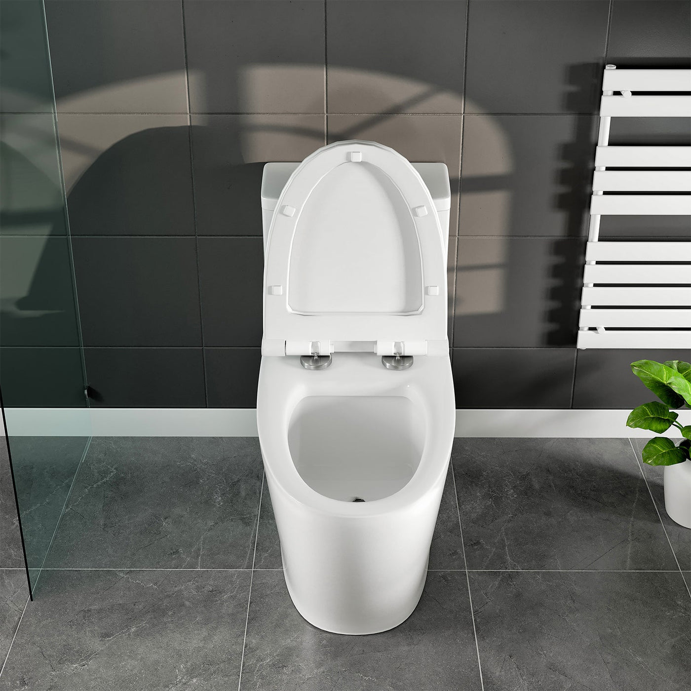 Eviva Zion One Piece Toilet in White