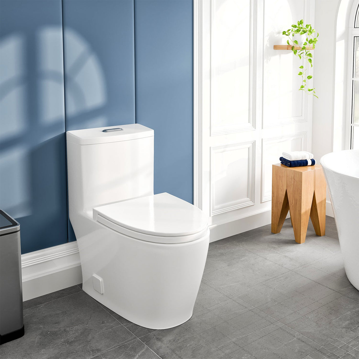 Eviva Zion One Piece Toilet in White