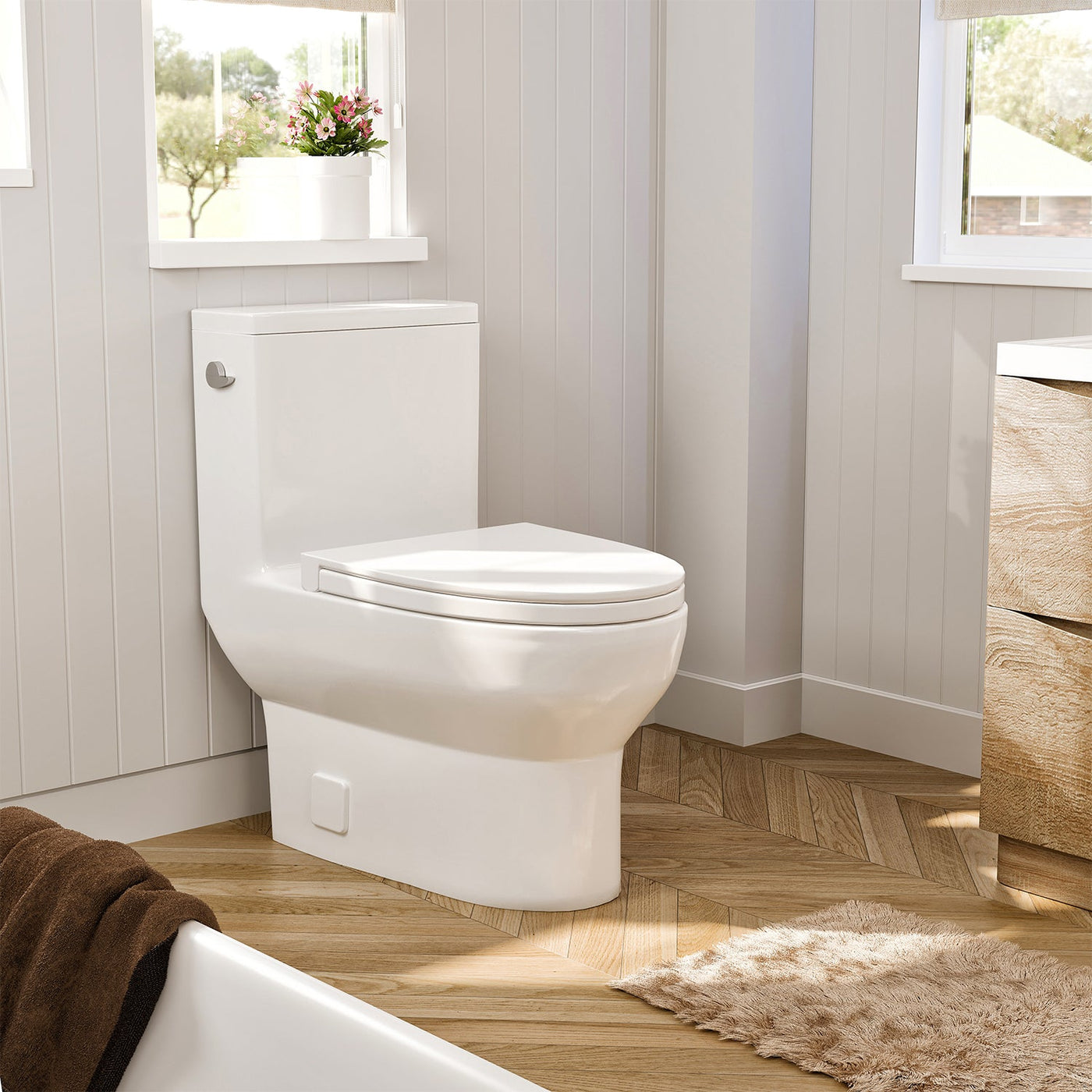 Eviva Denali One Piece Toilet in White