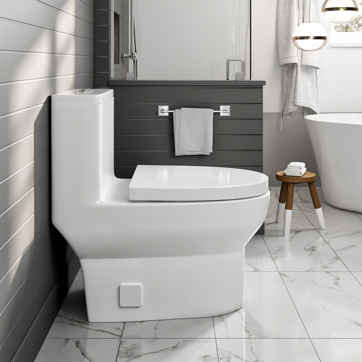 Eviva Scale One Piece Toilet in White
