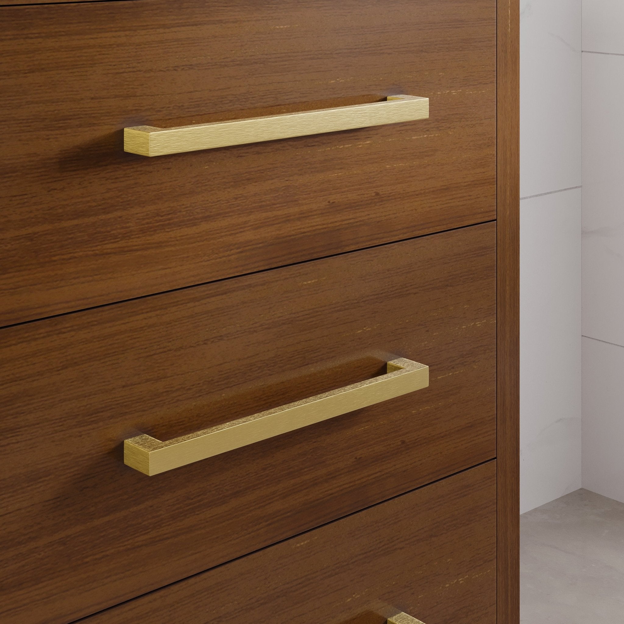 Nora 24 in. Walnut Single Sink Bath Vanity with Arabescato Engineered Stone Top and Undermount Porcelain Sink - Bathroom Vanity by Eviva