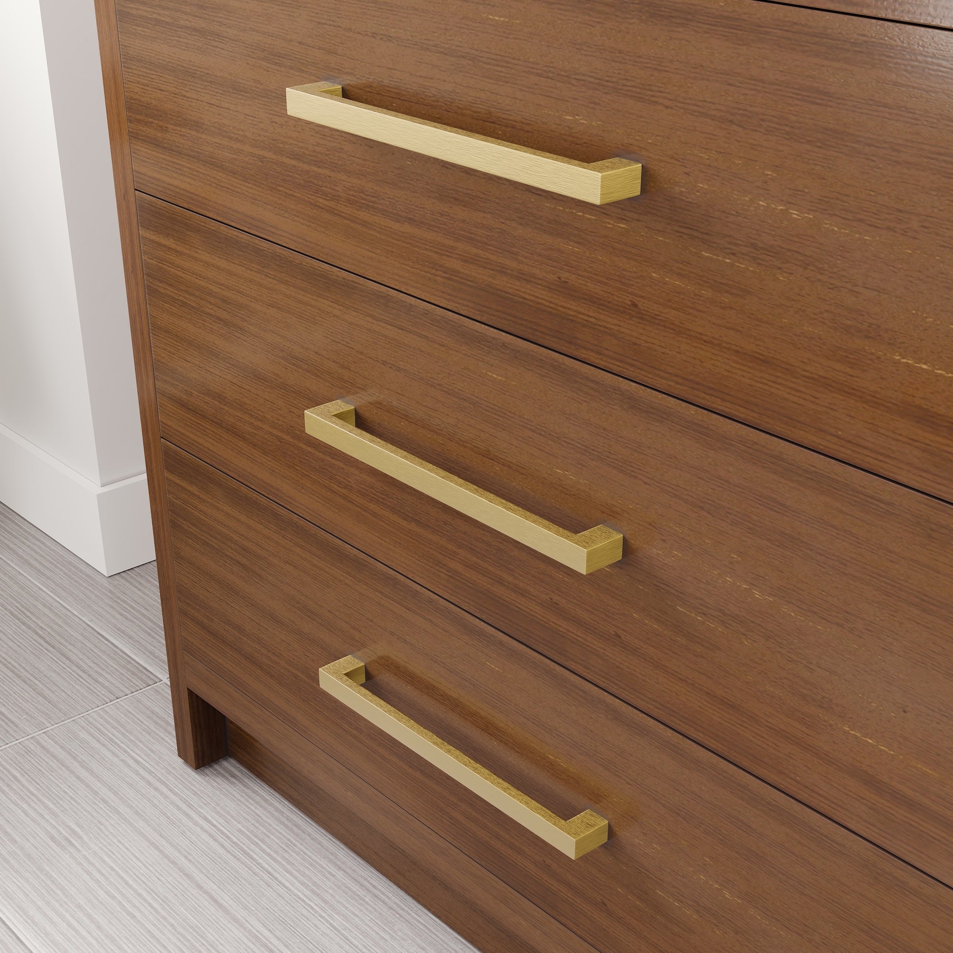 Curio 36 in. Walnut Single Sink Bath Vanity with Arabescato Engineered Stone Top and Undermount Porcelain Sink - Bathroom Vanity by Eviva